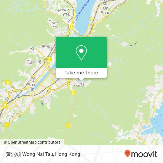 黃泥頭 Wong Nai Tau map