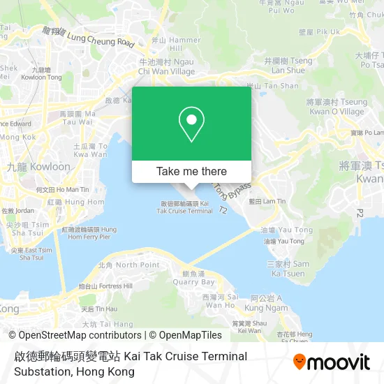 啟德郵輪碼頭變電站 Kai Tak Cruise Terminal Substation map