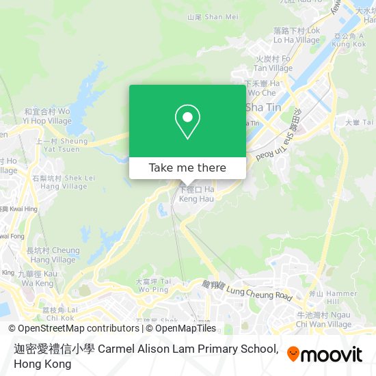 迦密愛禮信小學 Carmel Alison Lam Primary School map