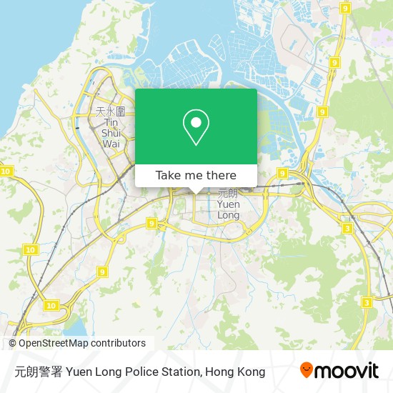 元朗警署 Yuen Long Police Station map