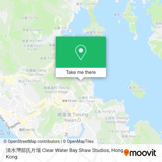 清水灣邵氏片場 Clear Water Bay Shaw Studios地圖