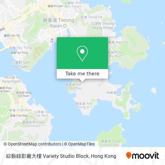 綜藝錄影廠大樓 Variety Studio Block map