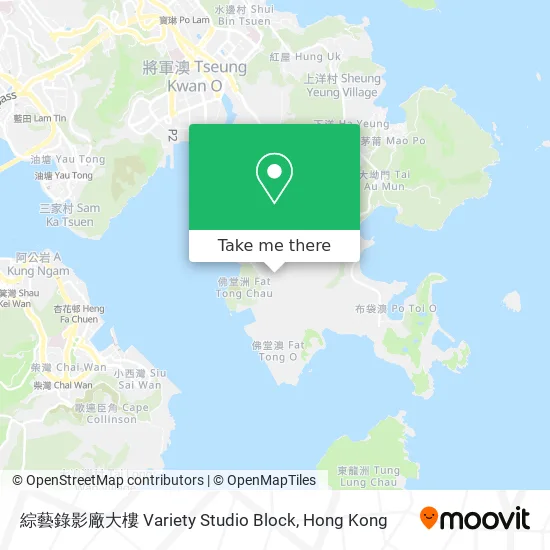 綜藝錄影廠大樓 Variety Studio Block地圖