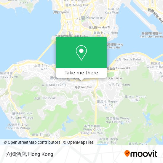 六國酒店 map
