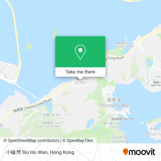 小蠔灣 Siu Ho Wan map