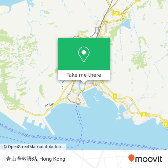 青山灣救護站 map