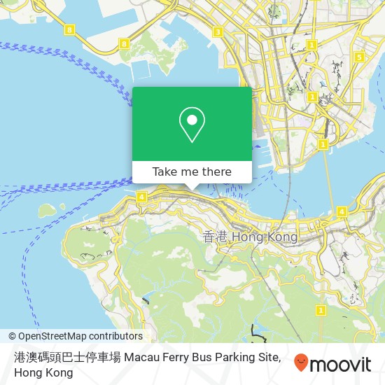 港澳碼頭巴士停車場 Macau Ferry Bus Parking Site地圖