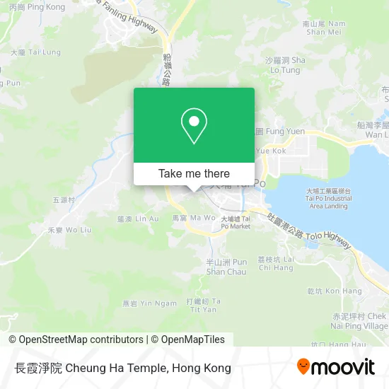 長霞淨院 Cheung Ha Temple地圖