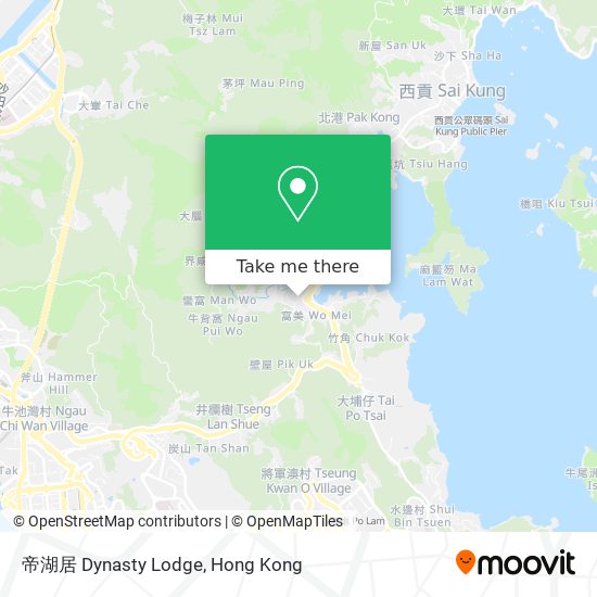 帝湖居 Dynasty Lodge map