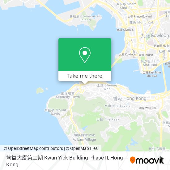 均益大廈第二期 Kwan Yick Building Phase II map