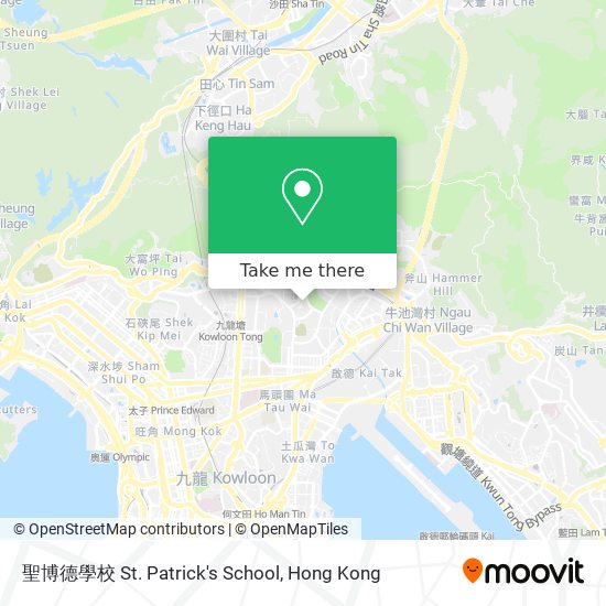 聖博德學校 St. Patrick's School map