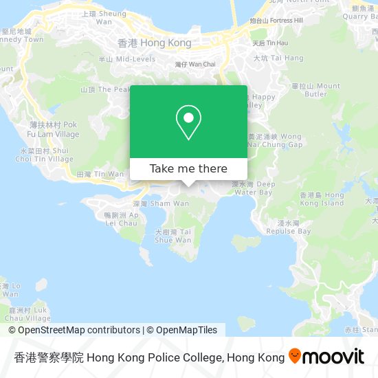 香港警察學院 Hong Kong Police College map
