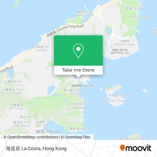 海堤居 La Costa map