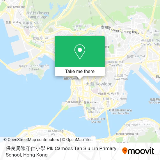 保良局陳守仁小學 Plk Camões Tan Siu Lin Primary School地圖