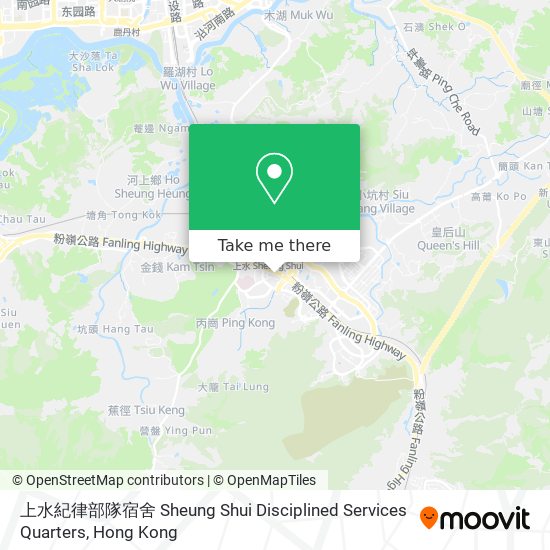 上水紀律部隊宿舍 Sheung Shui Disciplined Services Quarters map