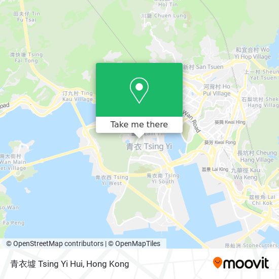 青衣墟 Tsing Yi Hui地圖