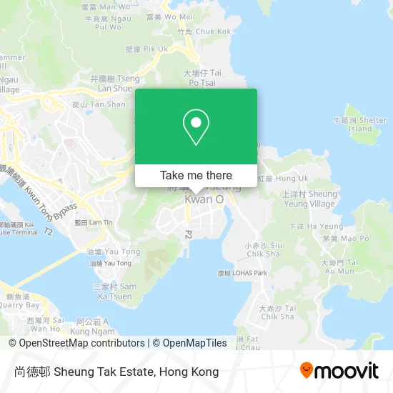 尚德邨 Sheung Tak Estate map