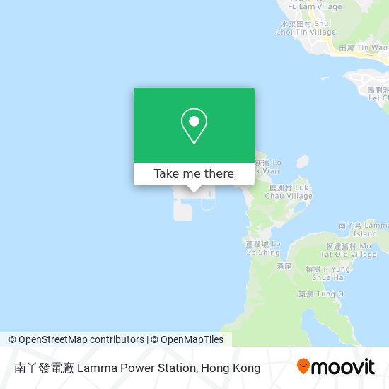 南丫發電廠 Lamma Power Station map