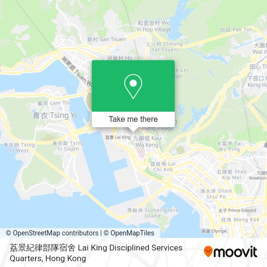荔景紀律部隊宿舍 Lai King Disciplined Services Quarters地圖