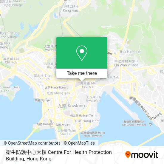 衞生防護中心大樓 Centre For Health Protection Building map