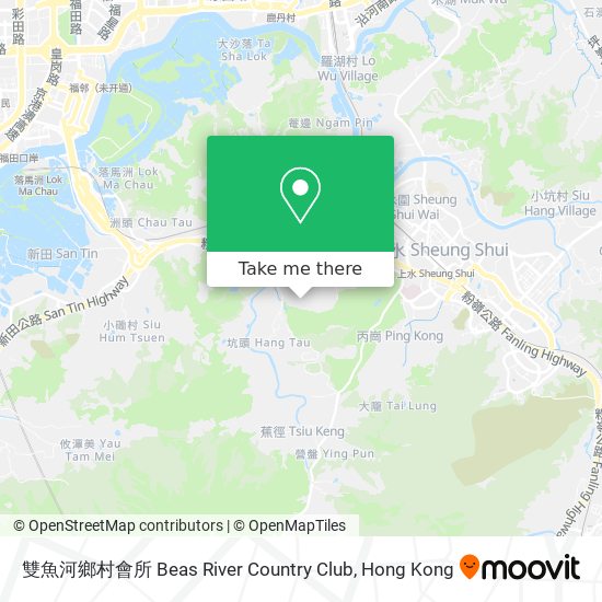 雙魚河鄉村會所 Beas River Country Club map