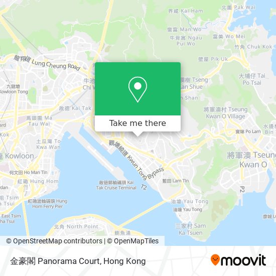 金豪閣 Panorama Court map