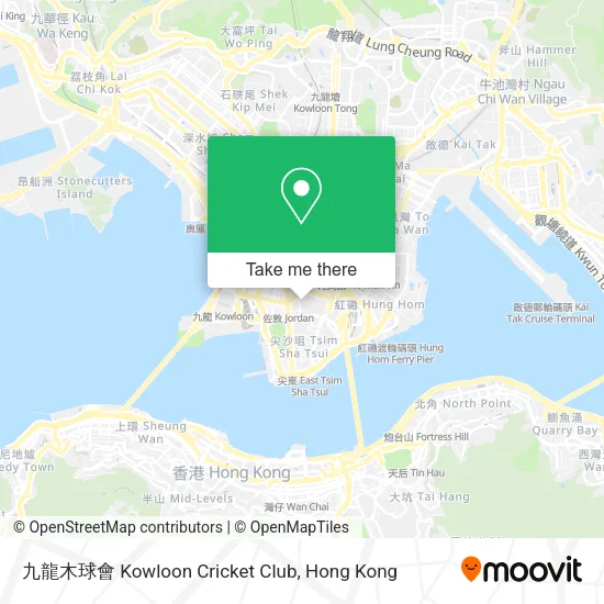 九龍木球會 Kowloon Cricket Club map