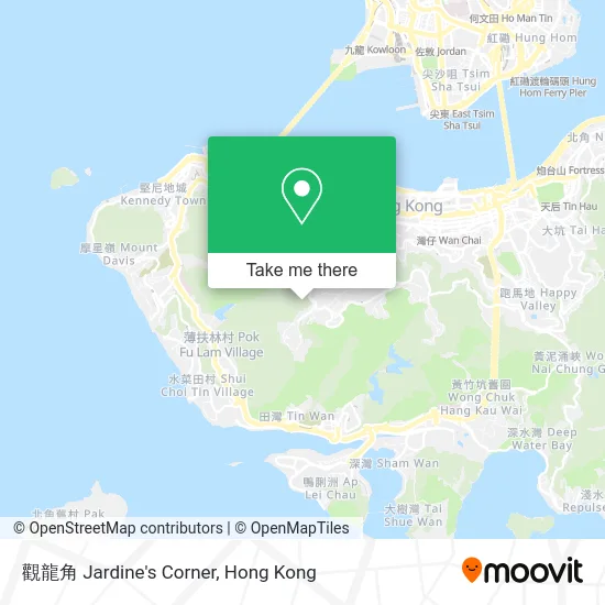觀龍角 Jardine's Corner map