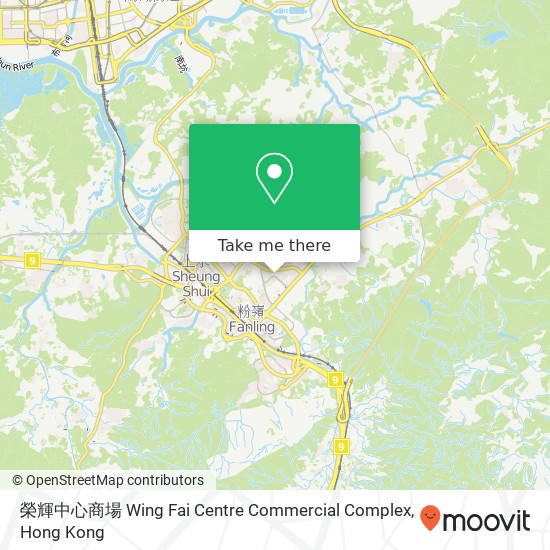 榮輝中心商場 Wing Fai Centre Commercial Complex map