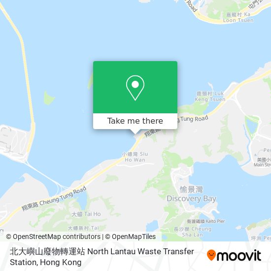 北大嶼山廢物轉運站 North Lantau Waste Transfer Station map