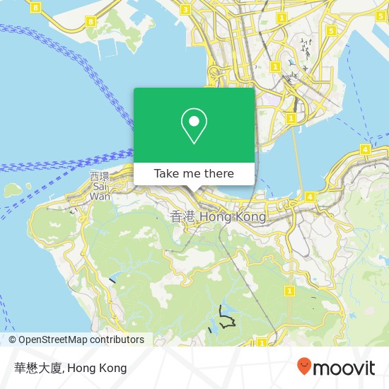 華懋大廈 map
