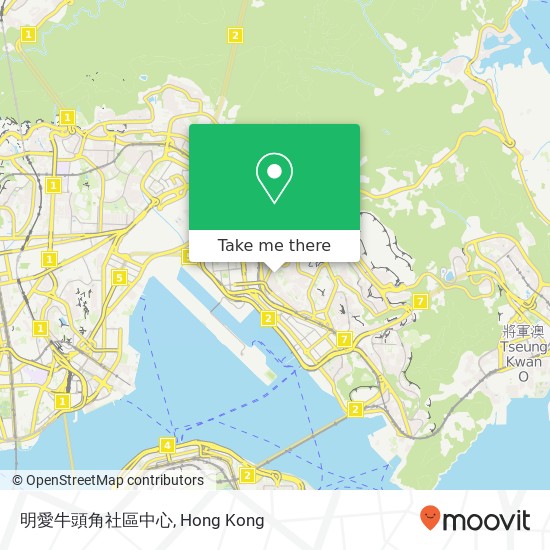 明愛牛頭角社區中心 map