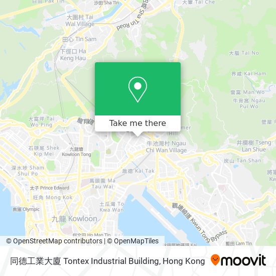 同德工業大廈 Tontex Industrial Building map