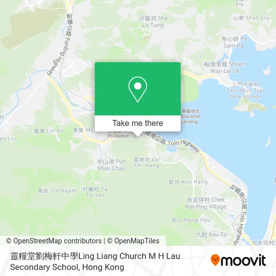 靈糧堂劉梅軒中學Ling Liang Church M H Lau Secondary School map