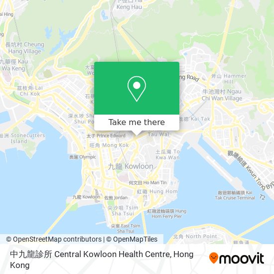 中九龍診所 Central Kowloon Health Centre map