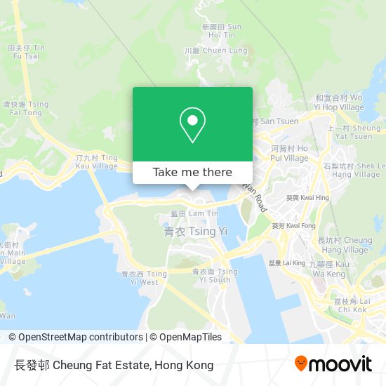 長發邨 Cheung Fat Estate map