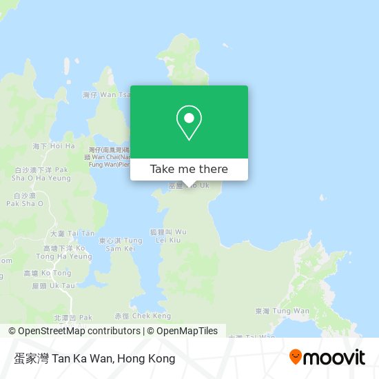 蛋家灣 Tan Ka Wan map