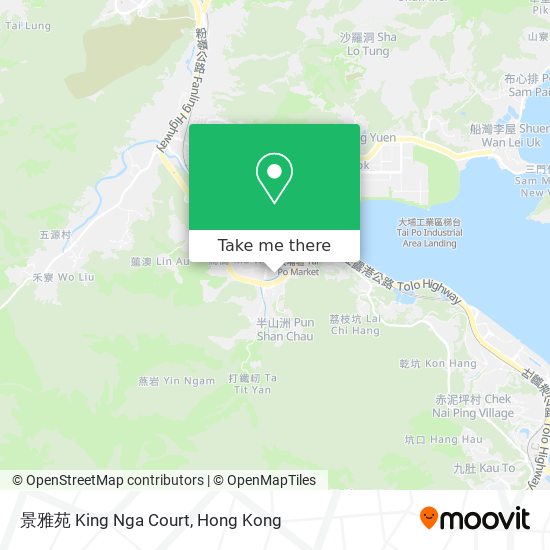 景雅苑 King Nga Court map