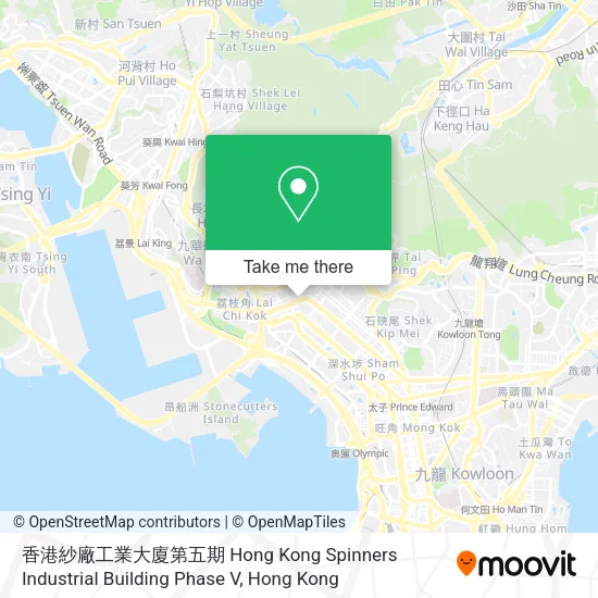 香港紗廠工業大廈第五期 Hong Kong Spinners Industrial Building Phase V地圖