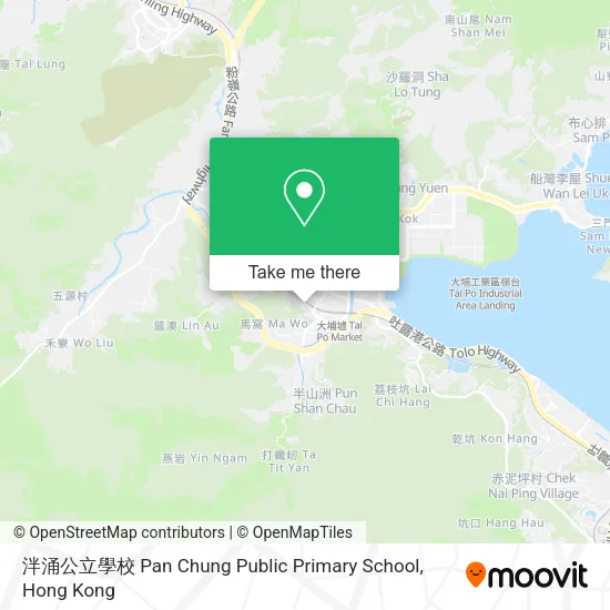泮涌公立學校 Pan Chung Public Primary School地圖