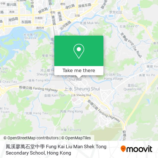 鳳溪廖萬石堂中學 Fung Kai Liu Man Shek Tong Secondary School map