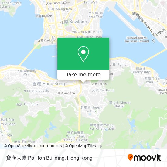 寶漢大廈 Po Hon Building map