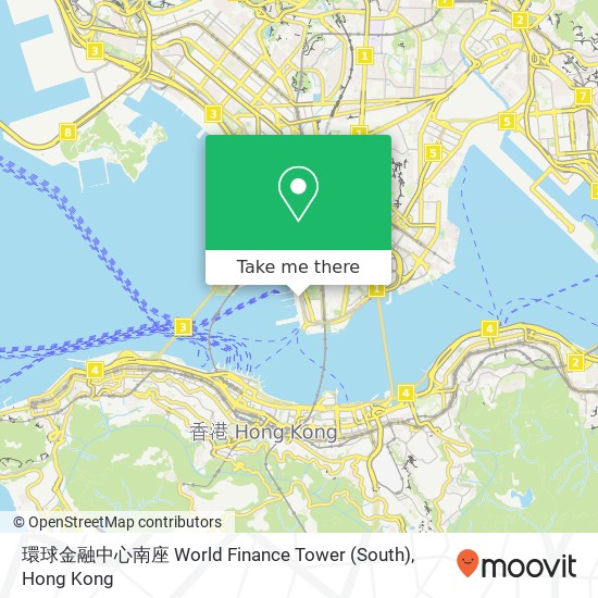 環球金融中心南座 World Finance Tower (South) map