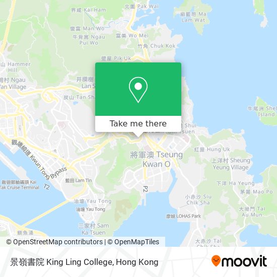 景嶺書院 King Ling College map