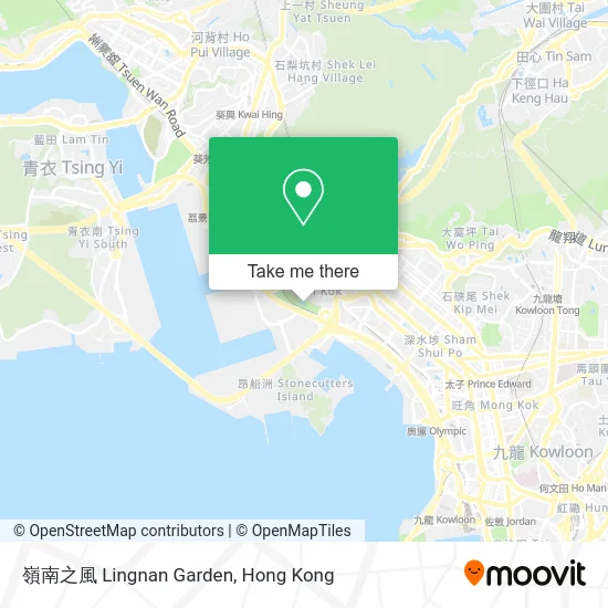 嶺南之風 Lingnan Garden map
