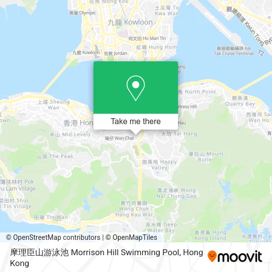 摩理臣山游泳池 Morrison Hill Swimming Pool地圖