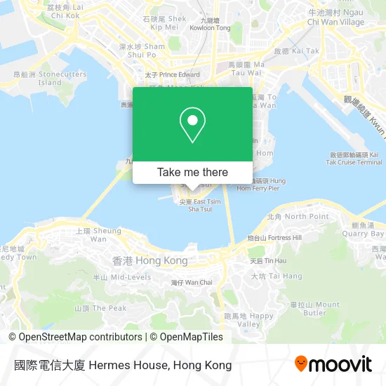 國際電信大廈 Hermes House地圖
