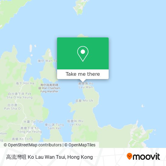 高流灣咀 Ko Lau Wan Tsui map