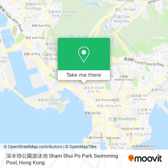 深水埗公園游泳池 Sham Shui Po Park Swimming Pool map