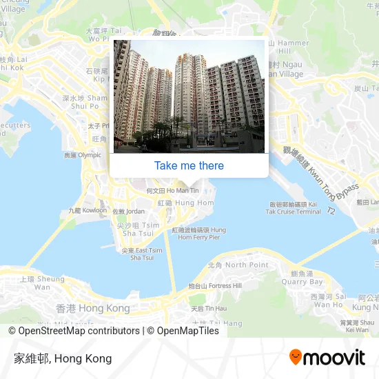 家維邨 map